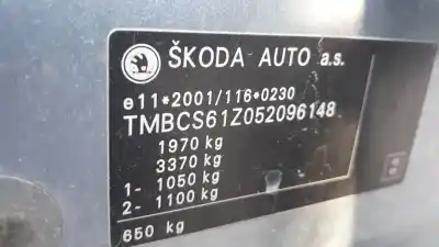 Scrapping Vehicle skoda octavia berlina (1z3) active of the year 2005 powered bjb