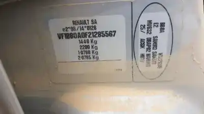 Vehículo de desguace RENAULT CLIO II FASE I (B/CBO) 1.2 (B/CB0F. B/CB0A. B/CB10. B/CB1K. B/CB2D. B/CB2H) del año 2000 con motor D7F