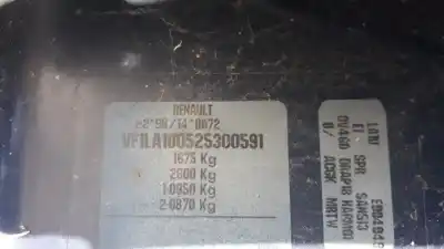 Scrapping Vehicle renault megane i classic (la0/1_) 1.9 dti (la1u) of the year 2001 powered f9q 744