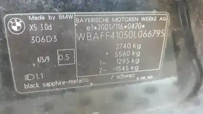 Утилизация автомобиля bmw                                                x5 (e70)                                                                                                                                                                                                                                                   3.0 d года 2007 питание d306d3
