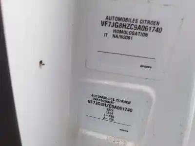 Veicolo di demolizione citroen c2 (jm_) 1.4 hdi dell'anno 2009 alimentato 8hz