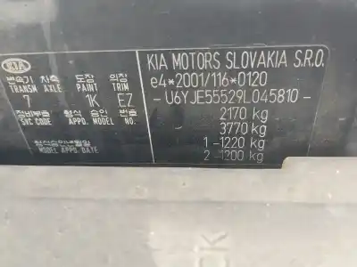 Sloopvoertuig kia sportage ii (je_, km) 2.0 crdi van het jaar 2009 aangedreven d4ea