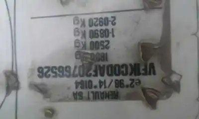 Здавання транспортного засобу renault kangoo (f/kc0) 1.9 diesel 54 cv / 40 kw року 1999 потужний f8q