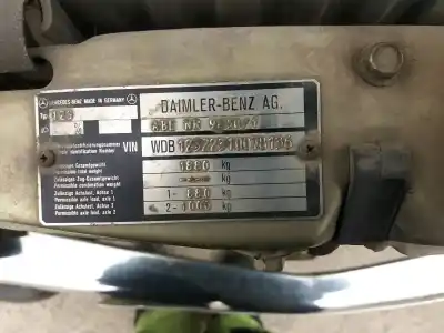 Scrapping Vehicle mercedes-benz clase e (w123) berlina+coupe 2.3 of the year 1981 powered 102980 e