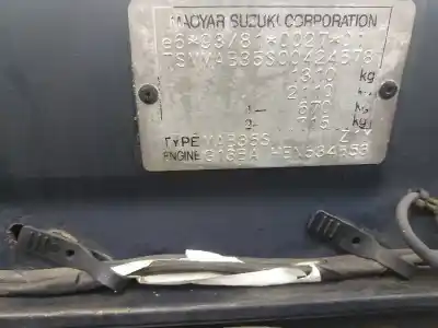 Veículo de Sucata suzuki swift sf berlina (ea) gti do ano 1988 alimentado g13b