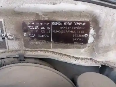 Veículo de Sucata hyundai accent (lc) 1.3 cat do ano 2000 alimentado g4eh