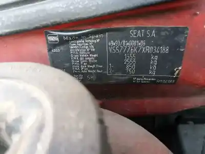 Veículo de Sucata seat cordoba berlina (6k2) 1.9 tdi do ano 1998 alimentado ahu