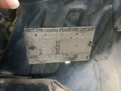 Здавання транспортного засобу toyota yaris (ncp1/nlp1/scp1) 1.0 cat року 2003 потужний 1szfe