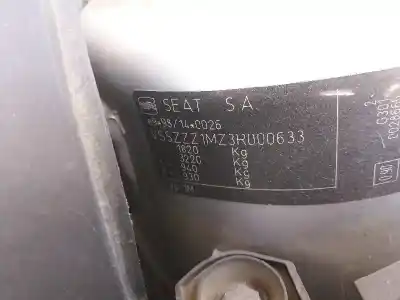 Утилизация автомобиля seat toledo (1m2) stella года 2002 питание asv