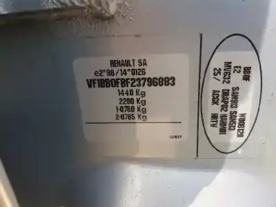Утилизация автомобиля renault                                            clio ii fase ii (b/cb0)                                                                                                                                                                                                                                    1.2 года 2001 питание d7f g7
