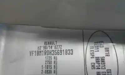 Veículo de Sucata renault megane ii berlina 5p 1.6 16v do ano 2006 alimentado k4m