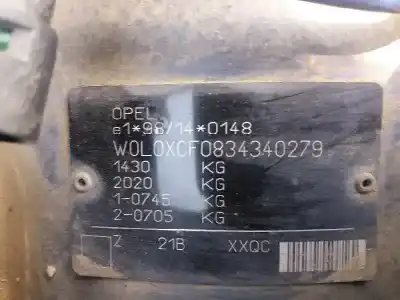 Утилизация автомобиля opel corsa c 1.0 12v cat (z 10 xe / lw3) года 2003 питание z10xe