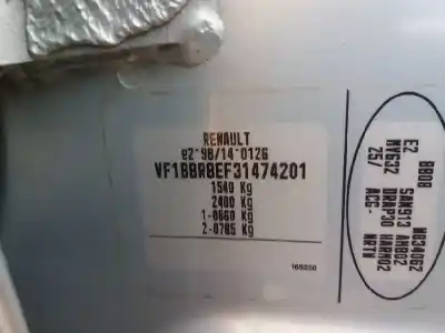 Утилизация автомобиля renault clio ii fase ii (b/cb0) 1.5 dci diesel года 2004 питание k9k d7