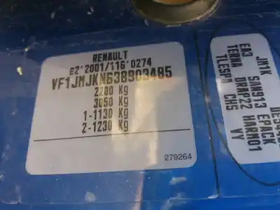 Veículo de Sucata renault scenic ii 2.0 dci diesel cat do ano 2007 alimentado m9r a7