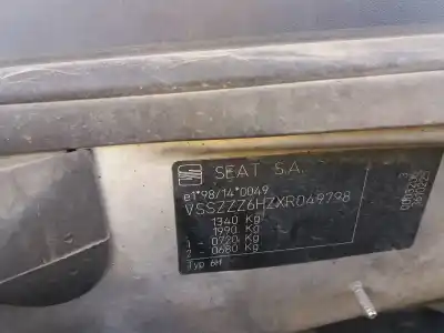 Здавання транспортного засобу seat arosa (6h1) 1.0 року 2001 потужний ald