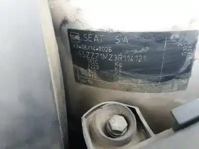 Утилизация автомобиля seat toledo (1m2) * года 2003 питание 