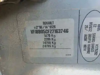 Утилизация автомобиля renault clio ii fase ii (b/cb0) 1.2 года 2002 питание d4f b7