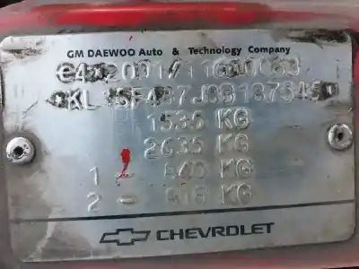 Veículo de Sucata chevrolet kalos 1.4 sr do ano 2008 alimentado f14d3