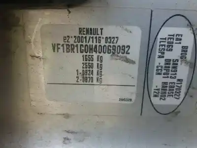 Veículo de Sucata renault clio iii business do ano 2008 alimentado k9k768