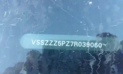 Scrapping Vehicle seat toledo (5p2) sport of the year 2006 powered bxe