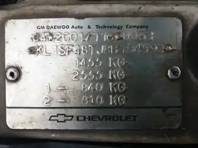 Veículo de Sucata chevrolet kalos 1.2 s (d/a) do ano 2008 alimentado b12s1