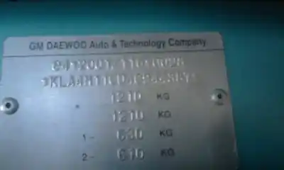Здавання транспортного засобу daewoo matiz 0.8 cat року 2003 потужний f8cv