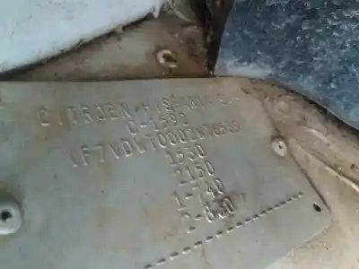 Scrapping Vehicle citroen c15 c15 rd of the year 2002 powered wjx