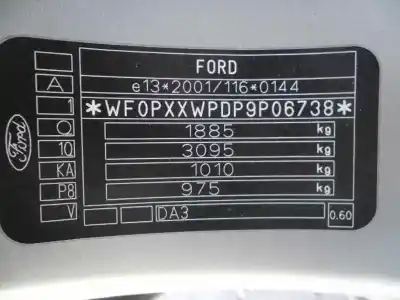 Sloopvoertuig ford focus lim. (cb4) titanium van het jaar 2009 aangedreven g8db