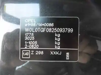 Veículo de Sucata opel astra g berlina comfort do ano 2002 alimentado y 20 dth