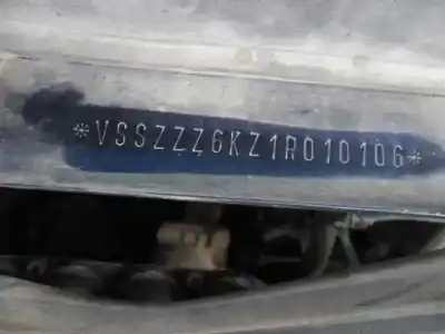 Veículo de Sucata seat ibiza (6k1) select do ano 2000 alimentado agp