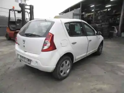 Scrapping Vehicle dacia sandero ambiance of the year 2010 powered d4f732