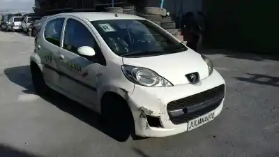 Scrapping Vehicle PEUGEOT 107 Urban Move of the year 2010 powered 8HT