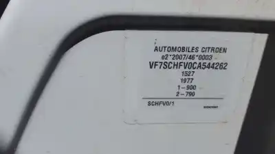 Veicolo di demolizione citroen c3 tonic dell'anno 2012 alimentato hf01