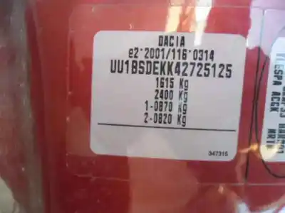 Verschrottungsfahrzeug dacia sandero stepway des jahres 2010 angetrieben k9k792