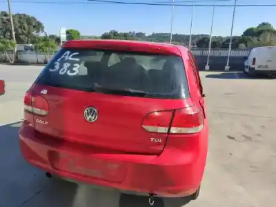 Veículo de Sucata volkswagen golf vi (5k1) 1.6 tdi do ano 2010 alimentado 