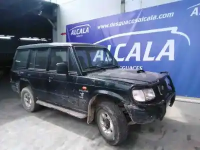Scrapping Vehicle MITSUBISHI GALLOPER (HYUNDAI) 2.5 Turbodiesel of the year 1999 powered D4BH