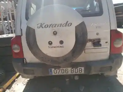 Scrapping Vehicle ssangyong korando (kj) 2.3 tdic 4x4 of the year 2000 powered om661la