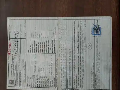 Veículo de Sucata renault scenic ii grand confort dynamique 101 cv / 74 kw do ano 2007 alimentado 