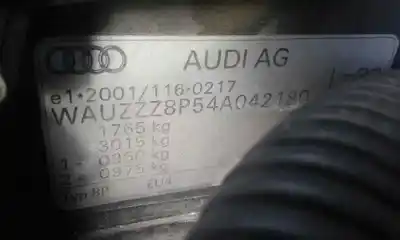 Scrapping Vehicle AUDI A3 (8P) 1.6 102 CV / 75 KW of the year 2004 powered BGU