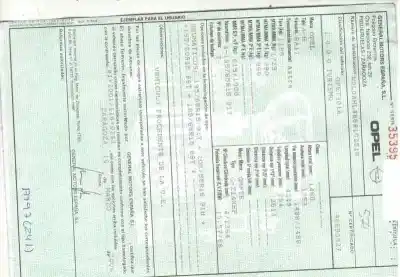 Veicolo di demolizione opel astra h berlina edition dell'anno 2006 alimentato z14xep