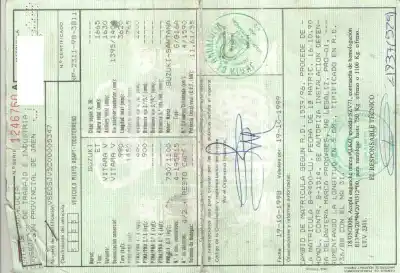 Veículo de Sucata suzuki vitara se/sv (et) 1.6 cat do ano 1990 alimentado g16a