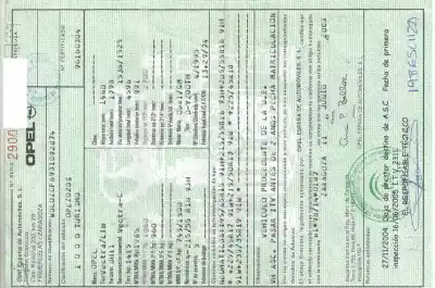 Vehicul casat opel vectra c berlina 2.0 dti al anului 2003 alimentat y20dth