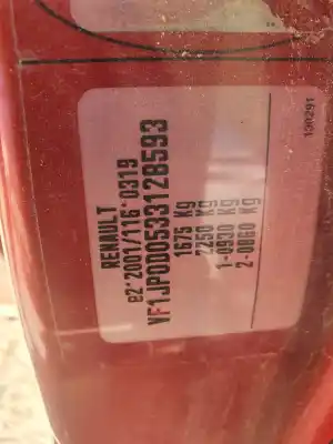 Scrapping Vehicle renault modus confort expression of the year 2005 powered k9k750