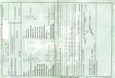 Sloopvoertuig fiat stilo (192) 1.9 jtd cat van het jaar 2003 aangedreven 192a1000