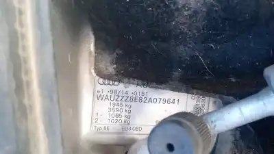 Утилизация автомобиля audi a4 b6 (8e2) 1.9 tdi года 2001 питание awx Утилизация автомобиля audi a4 b6 (8e2) 1.9 tdi года 2001 питание awx