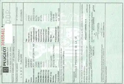 Veículo de Sucata peugeot 407 st confort do ano 2004 alimentado rhr
