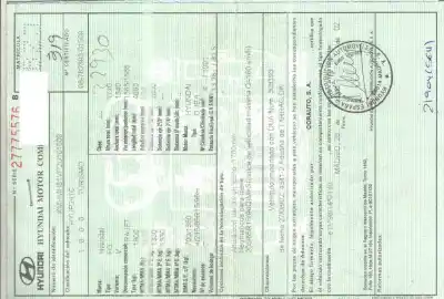 Veículo de Sucata hyundai trajet (fo) 2.0 crdi gls do ano 2002 alimentado d4ea