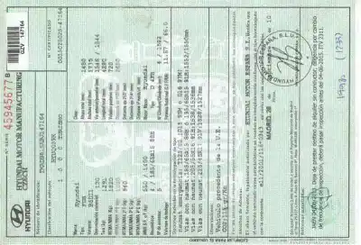 Veículo de Sucata hyundai i30 comfort do ano 2010 alimentado d4fb