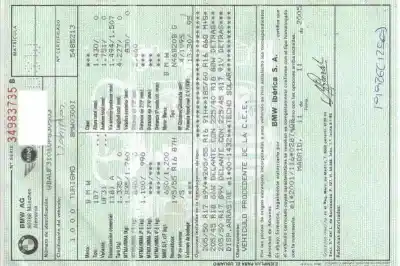 Vehicul casat bmw serie 1 berlina (e81/e87) 118i al anului 2005 alimentat n46b20b