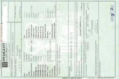 Veículo de Sucata peugeot 407 st confort do ano 2005 alimentado rhr
